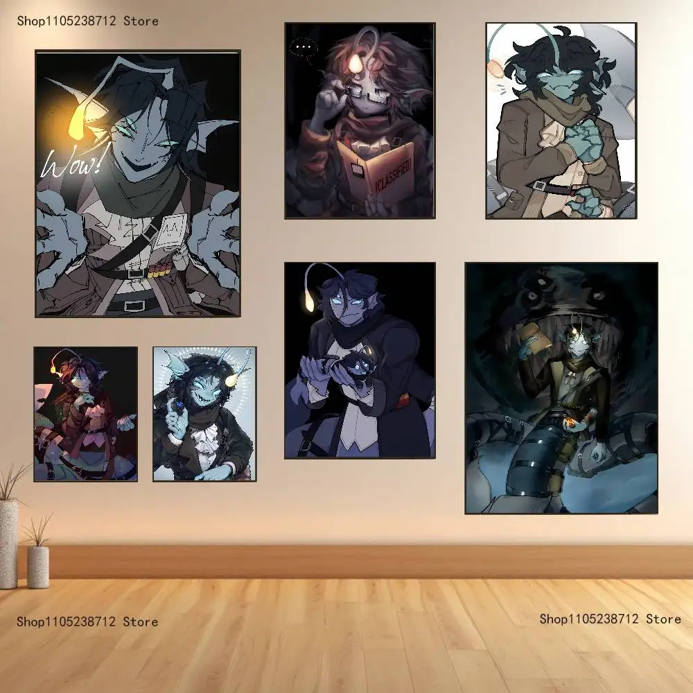 

P-Pressure S-Sebastian Solace Poster Prints Wall Art Picture Painting Gift Living Room Restaurant Bar Large Dec Sticker