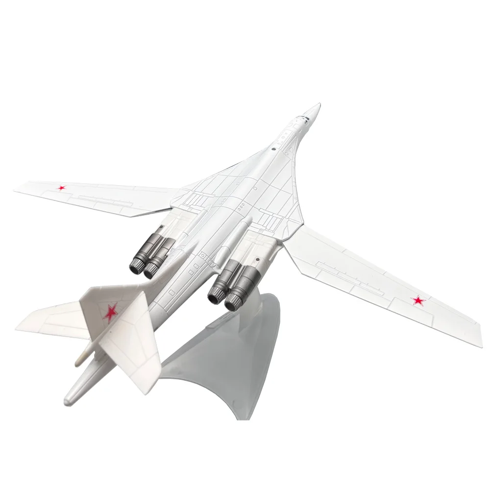 1:200 Scale Russian Tupolev Tu160 Tu-160 Blackjack Strategic Bomber Diecast Metal Plane Aircraft Model Children Toy Gift