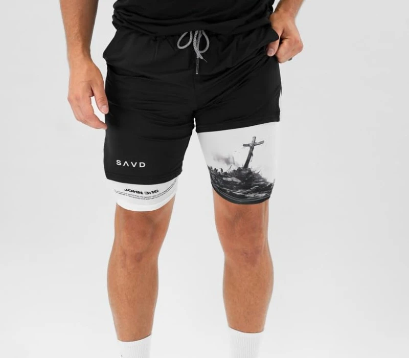 Quick-drying Summer Sports Shorts Men's and Women's Quick-drying Ice Silk Thin Yoga Fitness Training Three-point Pants