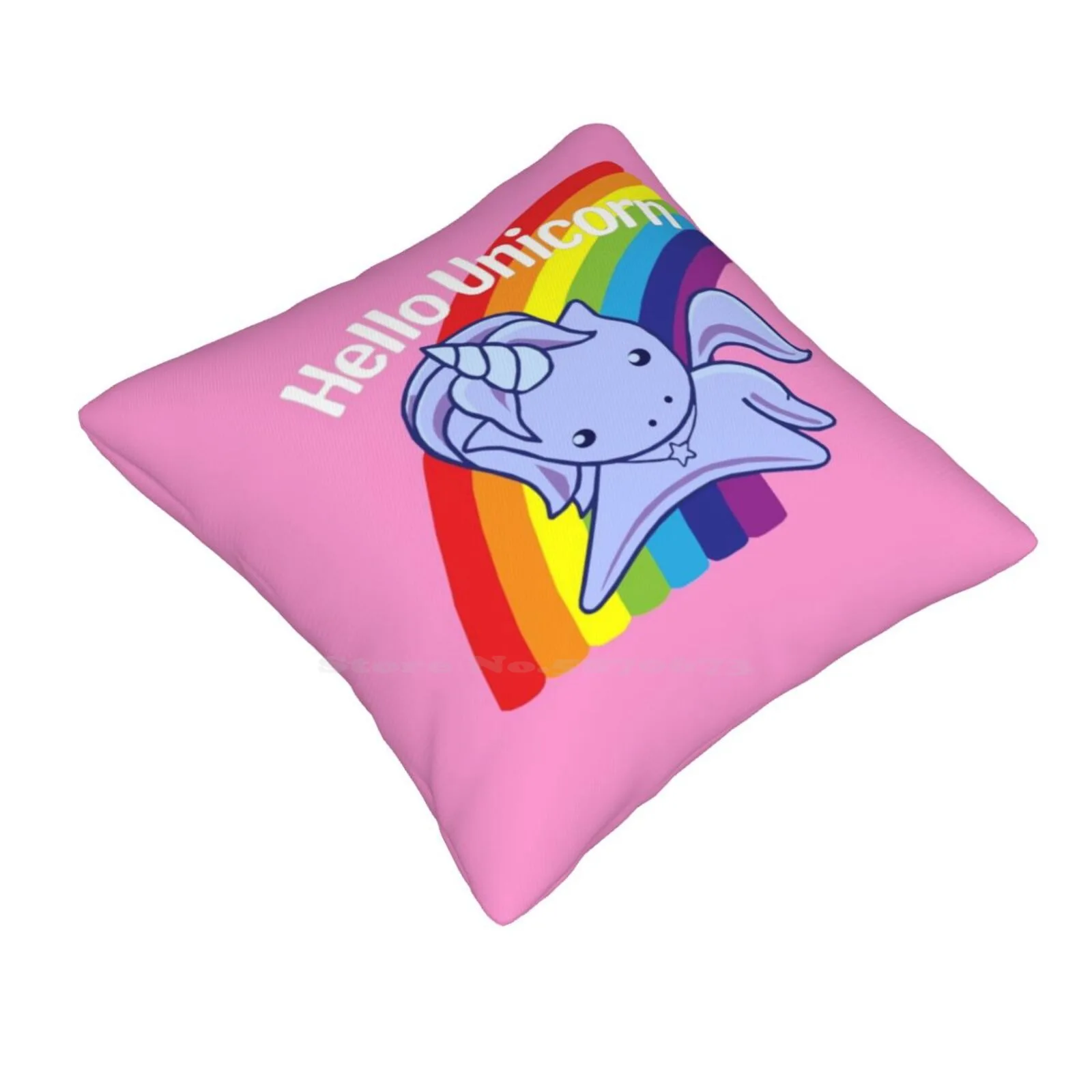 Hello Unicorn Fashion Sofa Throw Pillow Cover Pillowcase Hello Unicorn Rainbow Unicorn Backpack Altered Carbon Backpack Takeshi