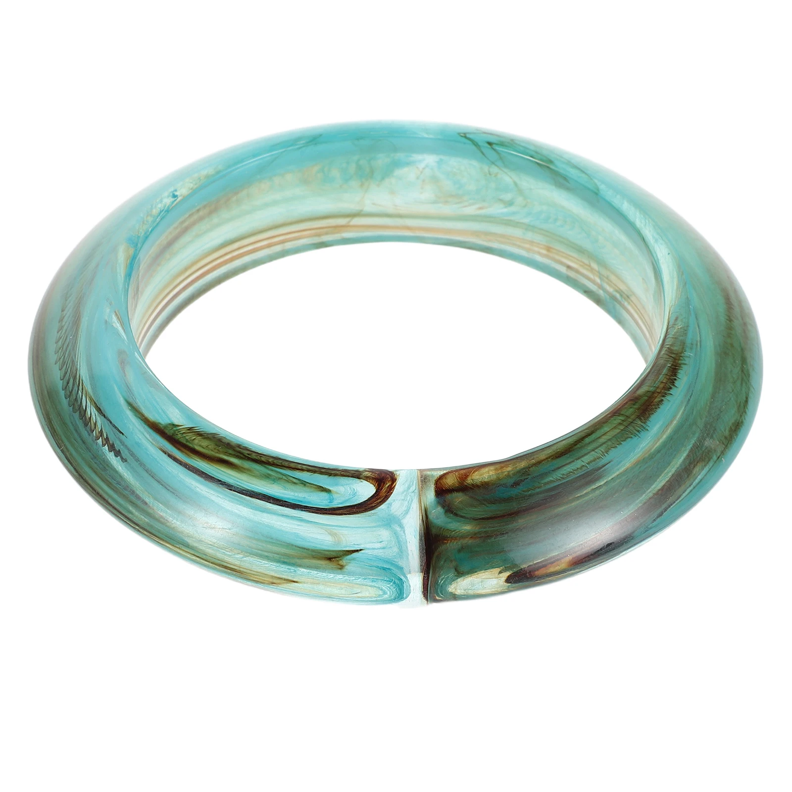 

Colorful Chunky Bangle Bracelet for Women Round Acrylic Cuff Fashion Statement Wide Wristband Party Festival Jewelry Gift