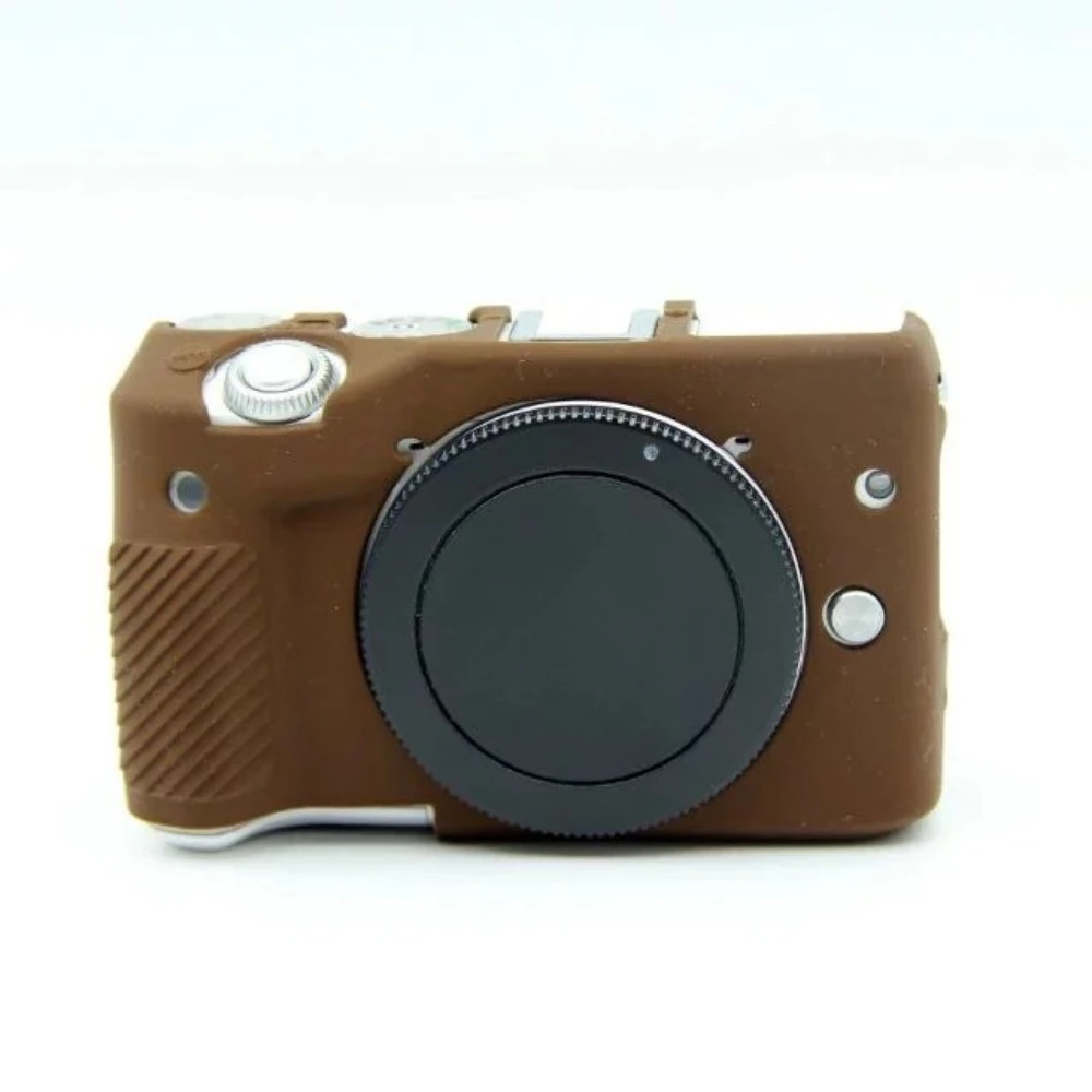 For Canon EOS M3 micro-single Silicone Armor Skin Body Case camera protective case, camera bag anti-drop + free tempered film