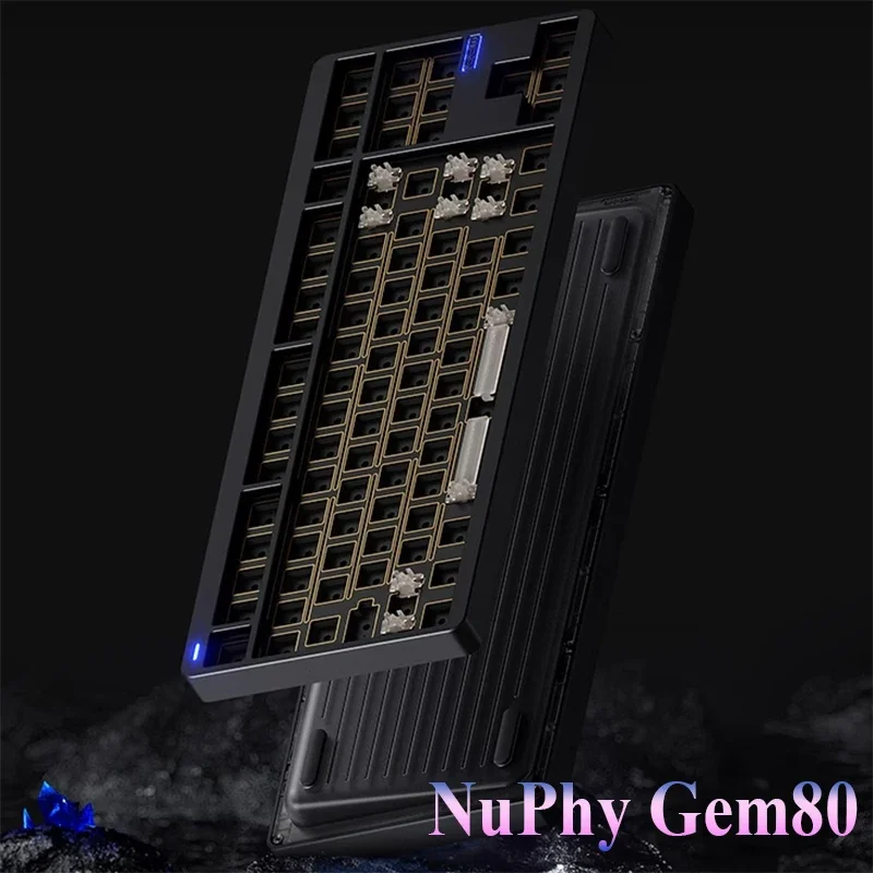 Nuphy Gem80 Gamer Mechanical Keyboard 88 Keys 3mode 2.4g Bluetooth Wireless Keyboard Gasket Customization Gaming Keyboard Gifts