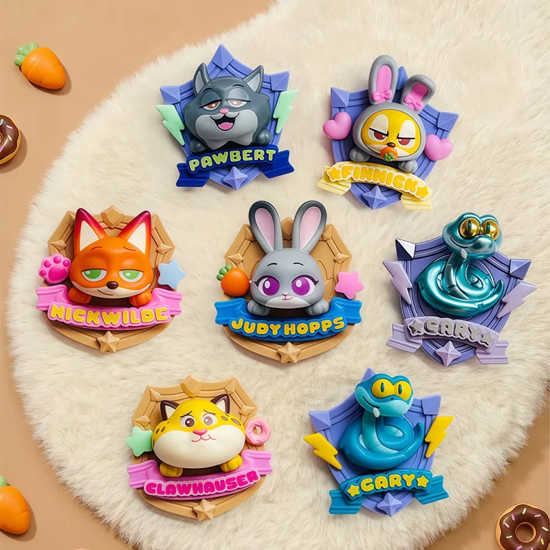 BLOKEES Zootopia 2 Judy Nick Gary Benjamin Clawhauser Finnick Pawbert Lynxley ‌   Regali di compleanno per scatola cieca a sorpresa con action figure