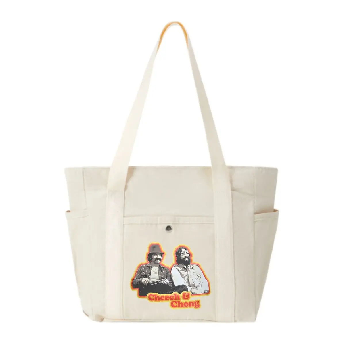 Cheech & Chong Retro Comedia Duo Capacidad Bolsas de lona Bolsa de transporte para ir al trabajo Bolsa de compras de hombro