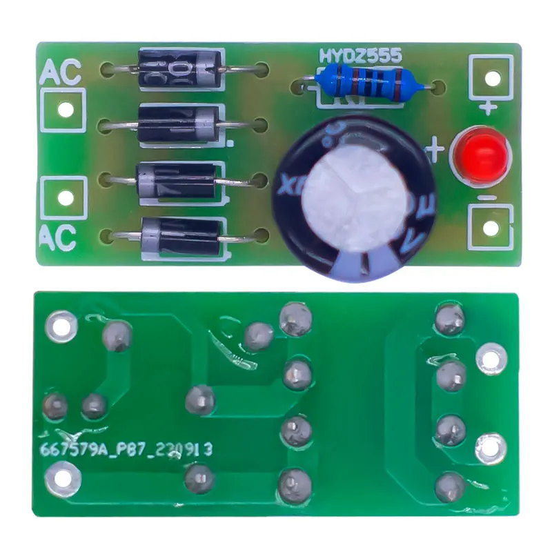 1/3/5PCS AC to DC power conversion module 1N4007 full bridge rectifier filter 12V 1A AC DC converter
