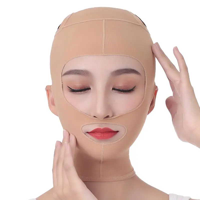 Face Slimming Double Chin Reducer, Bandagem Facial Máscara Reafirmante, Face Shaping Tape, V-Line Strap