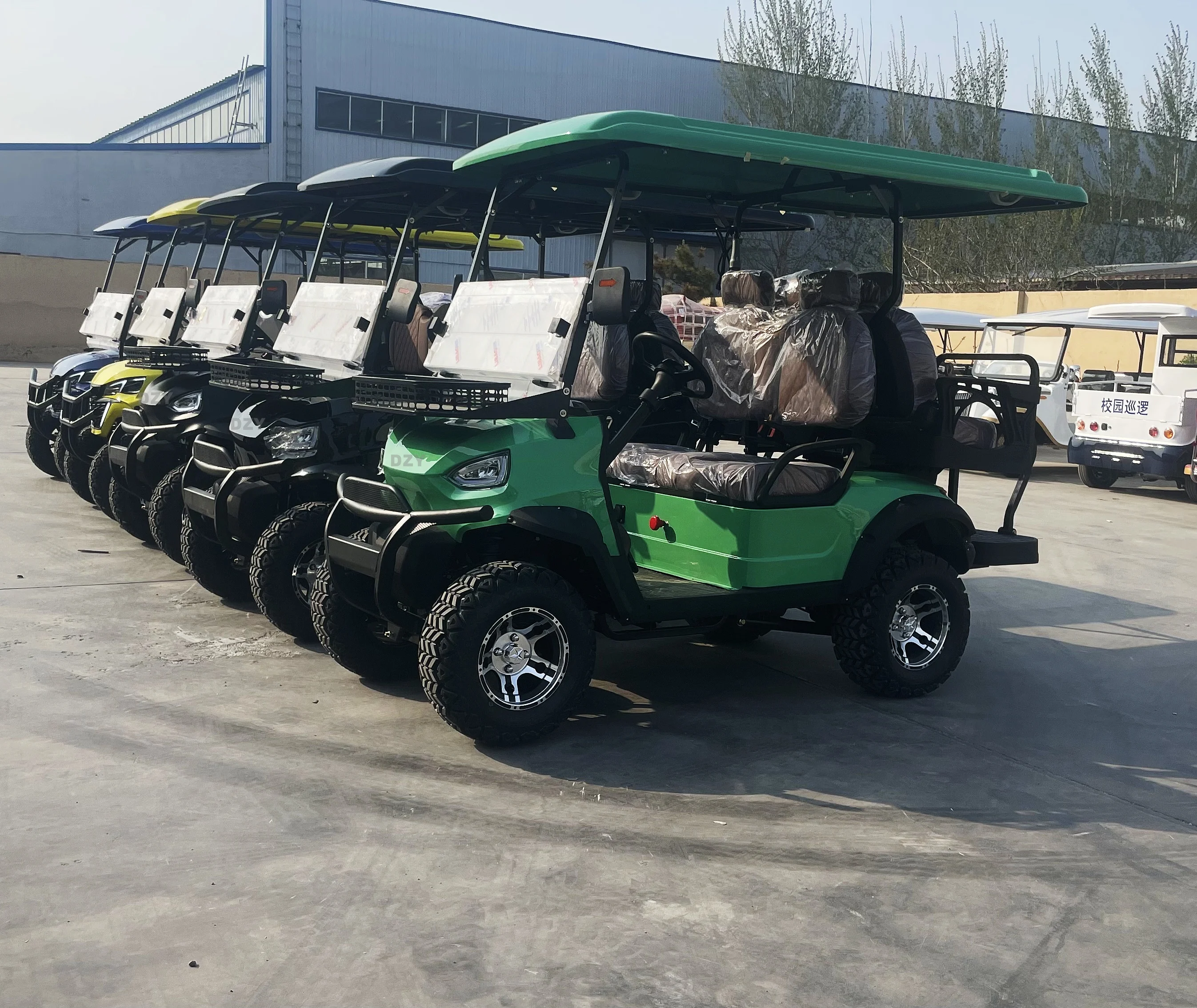 Modern Fashion 2024 Brand New Design Wh2020K-2-B Factory 2 Seat Sightseeing Bus Club Cart Electric Golf Buggy Hunting Cart with