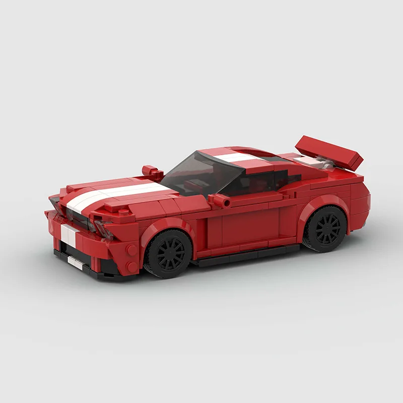 Compatible avec Lego petites particules vente chaude voiture de sport de luxe MOC puzzle assemblage blocs de construction pour enfants jouets transfrontaliers