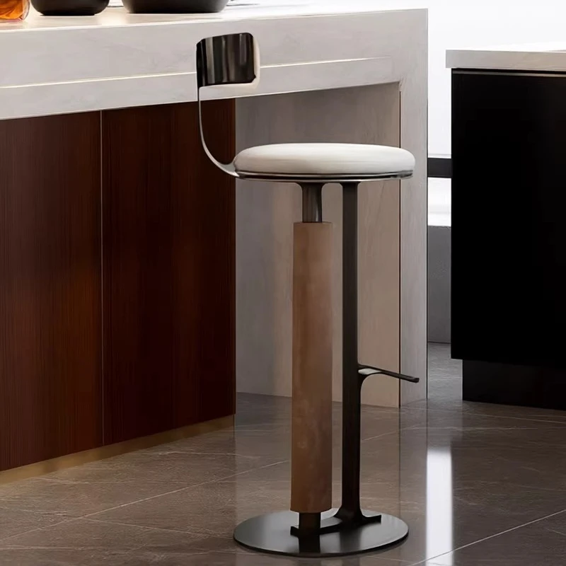 Italian Design Bar Chair Decorative Piece Luxury Kitchen Outdoor Bar Stool Cuisine Office ModernSillas De Comedor Barstool Chair