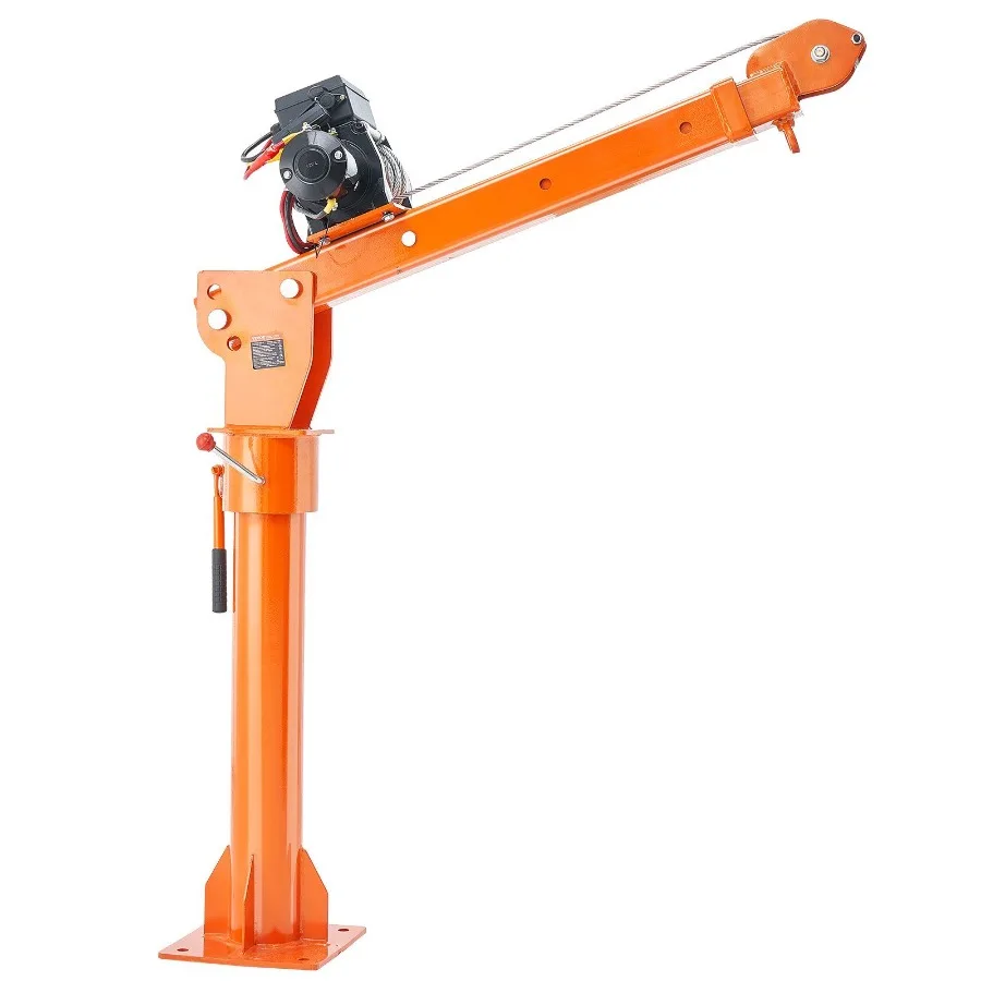 

Electric Pickup Truck Crane Hoist Crane 2200 lbs 360 Swivel Hoist Lift