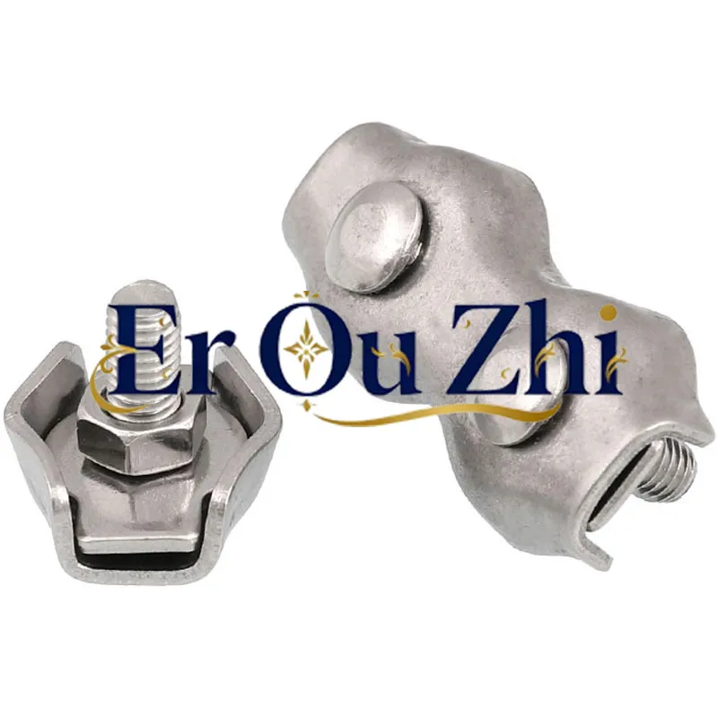 304 Stainless Steel Single Clip Double Clip Fastening Chuck Brake Cable