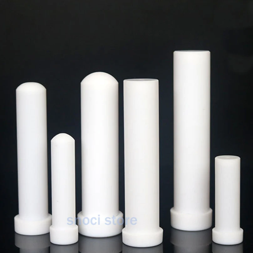 PTFE Test Tube Screw Mouth Centrifuge Tube Conical/Round/Flat Bottom High Low Temp Acid Alkali Resistant For Chemistry labortory