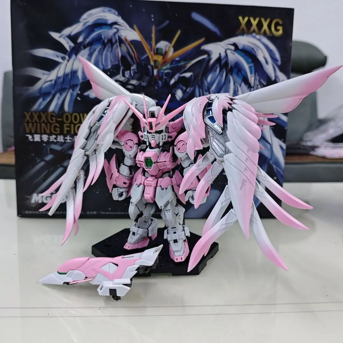 GAOGAO MGSD Wing Zero Sneeuwwitje Sakura XXXG-00W0 Assemblagemodel Kit Action Figure Plastic robot Model Kits Speelgoed kerstcadeau