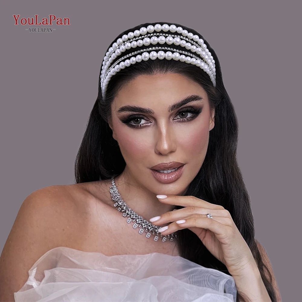 YouLasaupoudrer-Bande de Sauna en Perles pour Femme, Accessoires de Cheveux à la Mode, pour ix, Banquet, Coiffure, Faite à la Main, user ins, 724