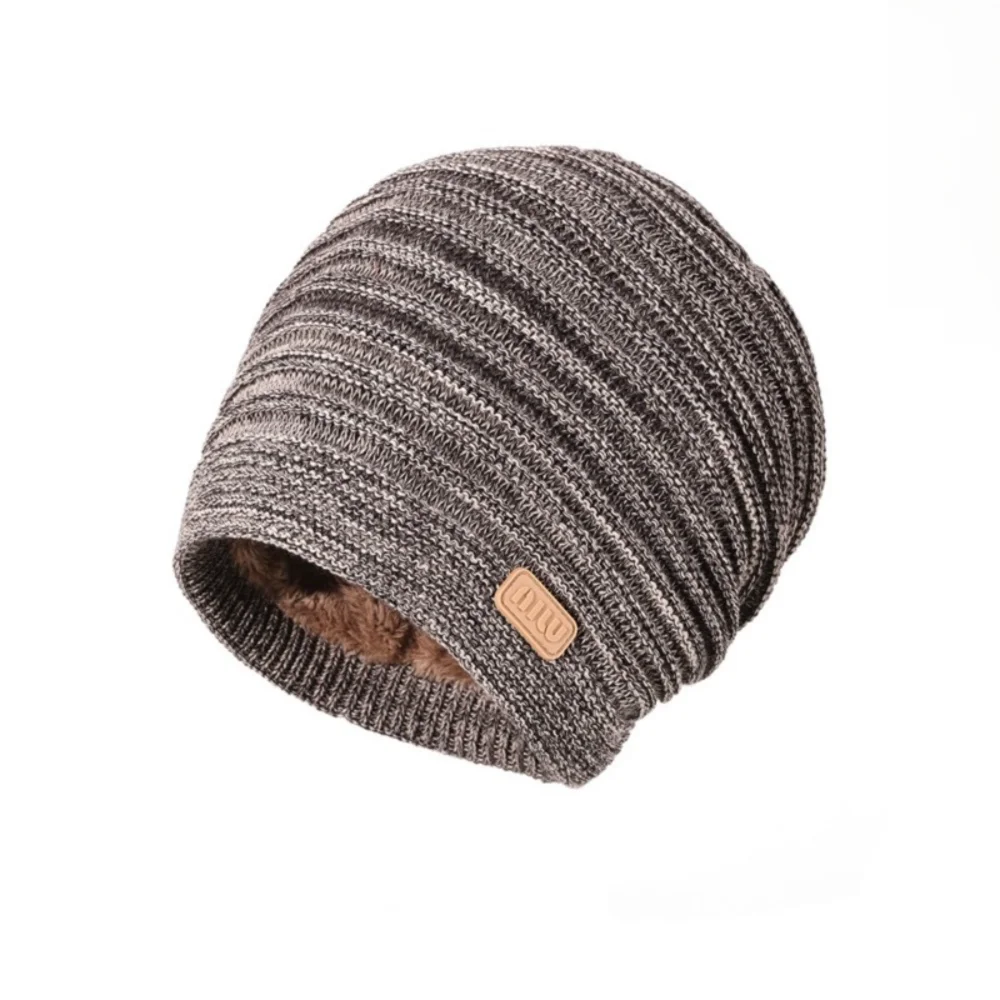 أزياء مخطط محبوك قبعة الباردة والدليل على يندبروف السترة قبعة سميكة قبعة دافئة قبعة الرجال النساء