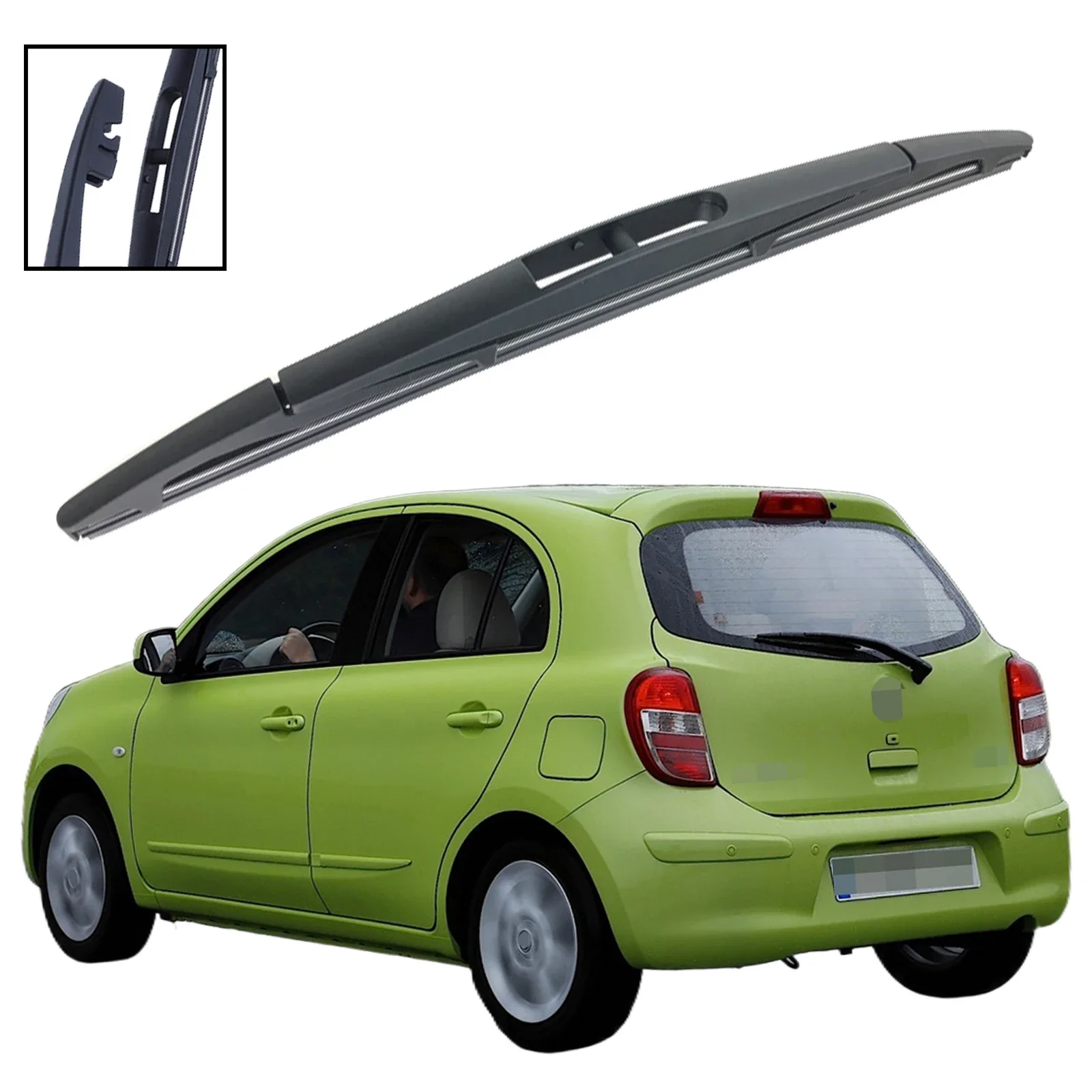 

12" Rear Windshield Windscreen Washer Wiper Blade For Nissan Micra March Hatchback 2010-2020 Car Accessories Accsesories