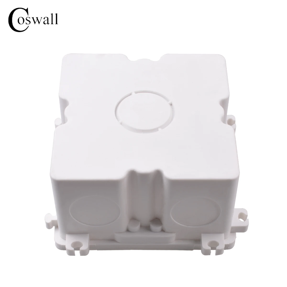 Coswall Adjustable Vertically / Horizontally Installation Internal Mounting Box 83mm*83mm*48mm For 86 Type Switch And Socket