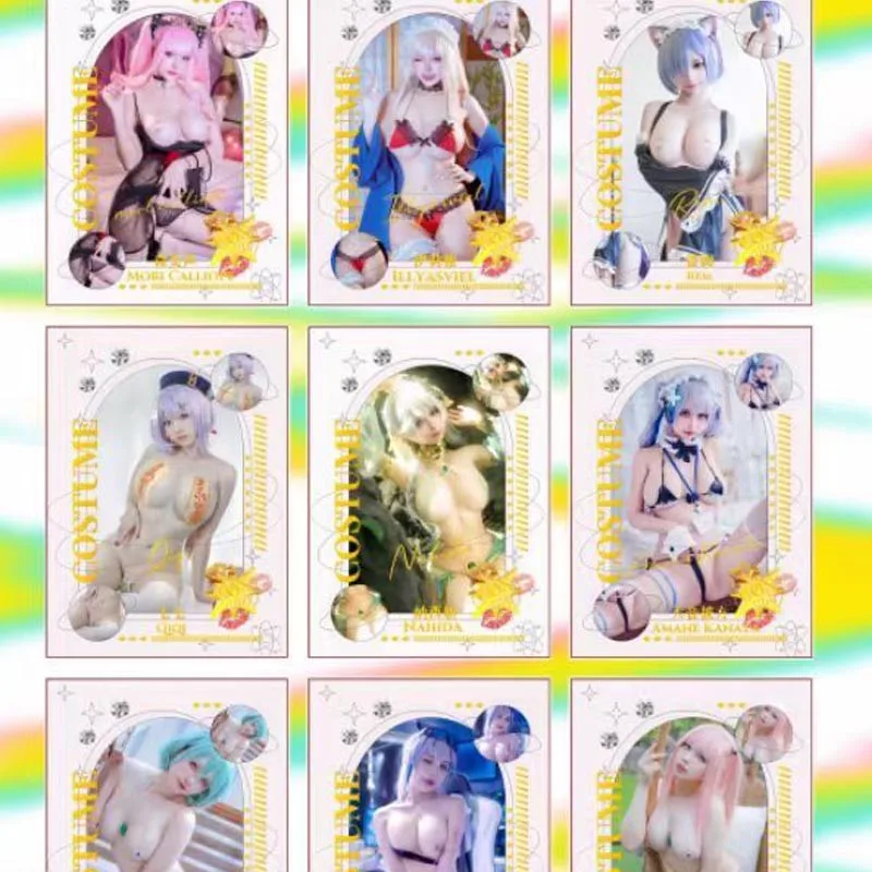 Goddess Story Collection Cards Sexy Complete Set Black Stockings Temptation Sexual Games Trading Anime Cards