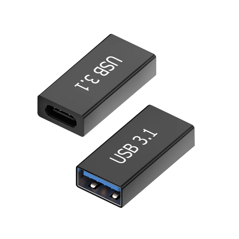 USB 3.0 Female to Type c Female Adapter Type C Male to USB 3.0 Male Adapter OTG USB C to Type C Male Female Converter Connector view 6
