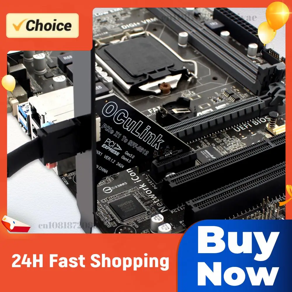 

1 PC PCIe To SFF 8611&8612 Adapter Card PCI Express To SFF-8612 Expansion Card Adapter PCIE External Oculink SFF-8612 Adapter