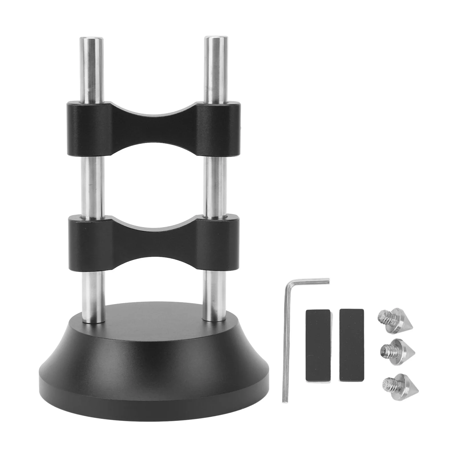 HiFi Cable Stand Shock Absorbing Aluminum Alloy HiFi Wire Organizer Rack for Speaker Amplifier CD DVD Player