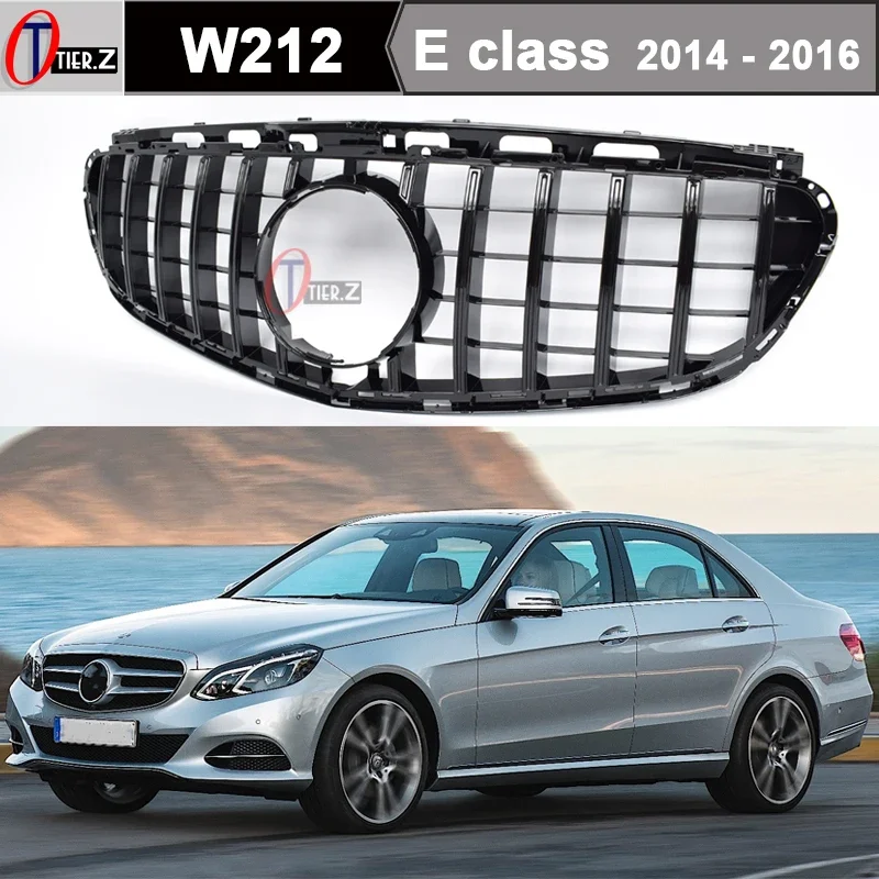 

Решетка радиатора (гриль) верхнего бампера W212 GT для Mercedes E-Class W212 Sedan S212 Wagon 2014-2016 E200 E300 E400, не для E63