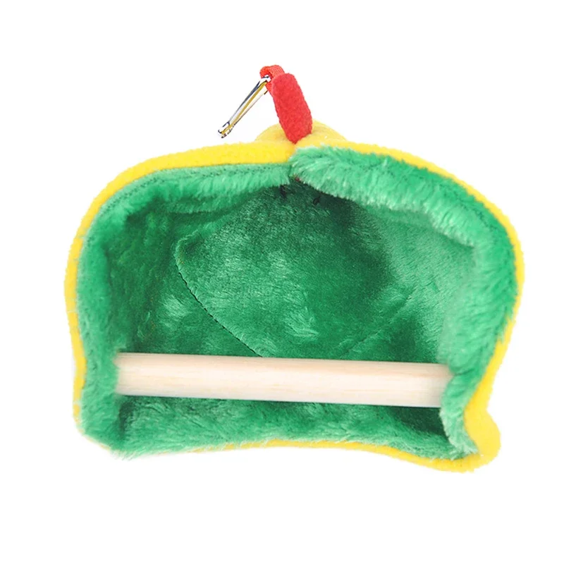 New Warm Bird Parrot Nest Soft Plush Bird Parrot Hammock Warm Hanging Bed For Pet Cave Cage Hut Tent Toy House for Small Animals