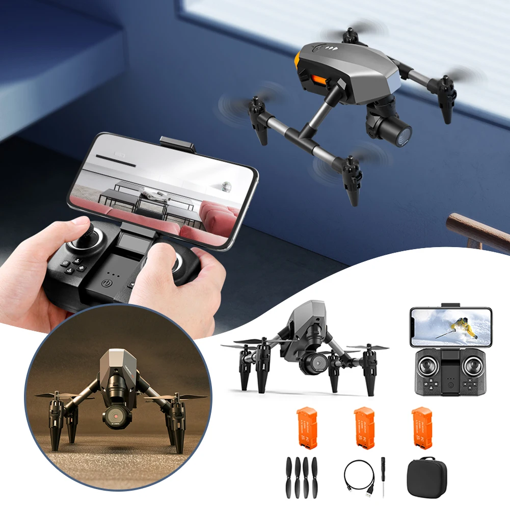 Portable Alloy Aerial-Drone Set Optical Flows Positioning Quadcopters For Indoor Outdoor