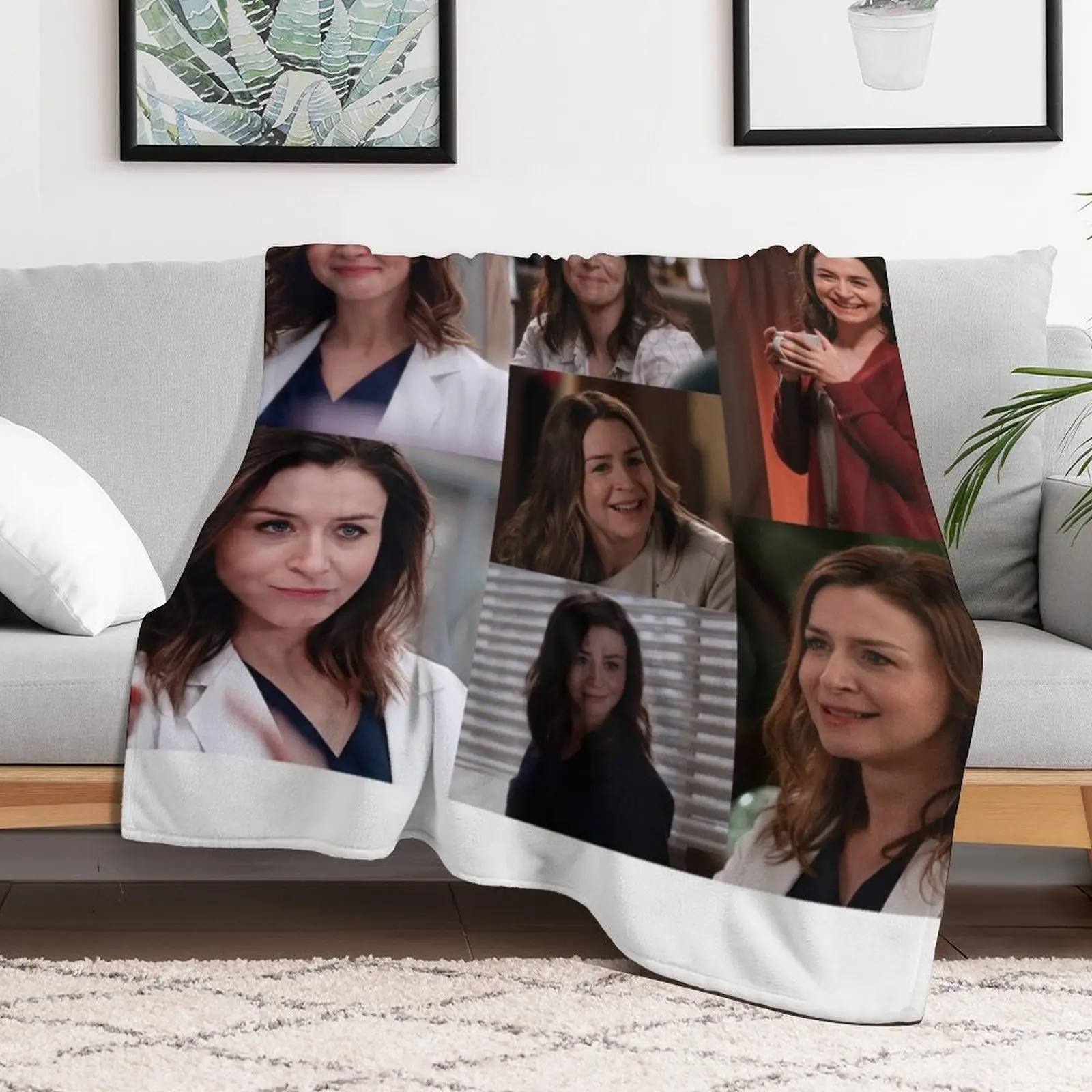 Amelia Shepherd Large Collage Designed for Blankets Throw Blanket cosplay anime Luxury Designer Blankets For Bed Blankets