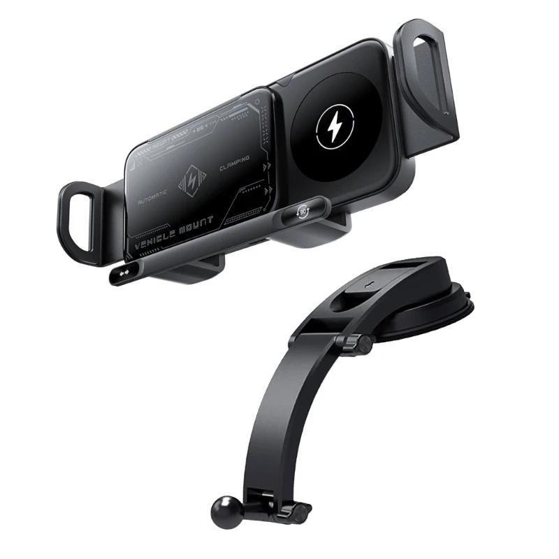

Adjustable Phone Stand Wireless Chargers Fast 15W Charging 360 Rotation Holder for Multiple Devices Cooling Design X37A