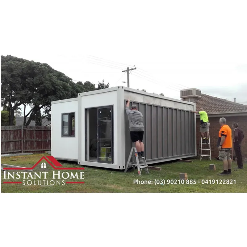 Australia Prefab Foldable Folding Luxury Wood Villa Modern Housing Expandable Shipping Container Kit Office Cabin Home House