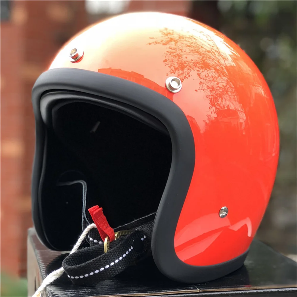 

Motorcycle Fiberglass Helmet Street Riding Safety TT&COCascos Para Moto 3/4 Jet Kask Racing Motocross Casque Dot Ece Approved