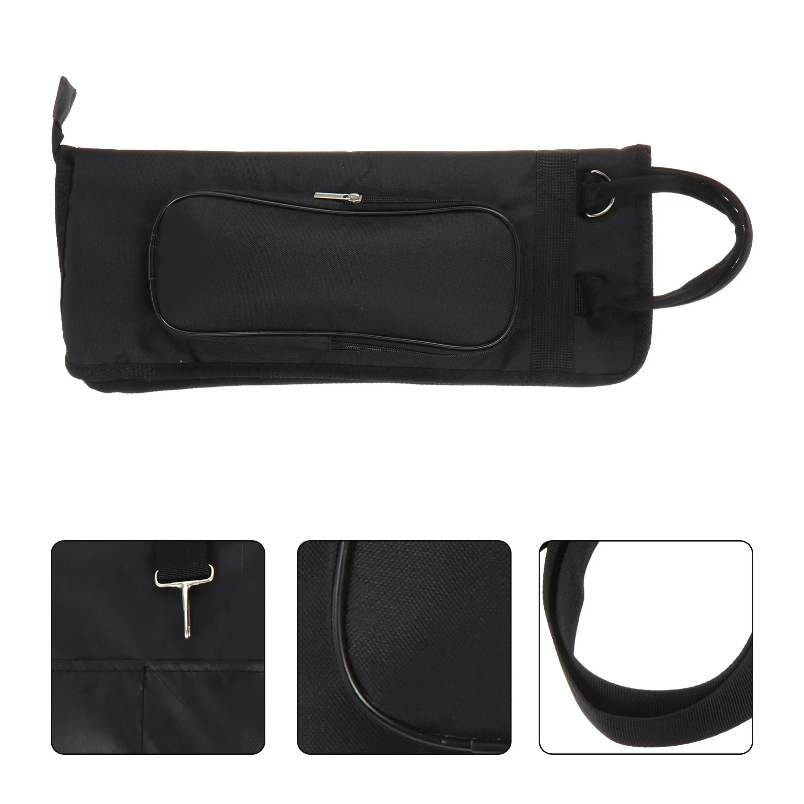 

Professional Drumstick Case Portable Carrying Bag Thickened Design Wear-Resistant Accessory Organizer for Drummers