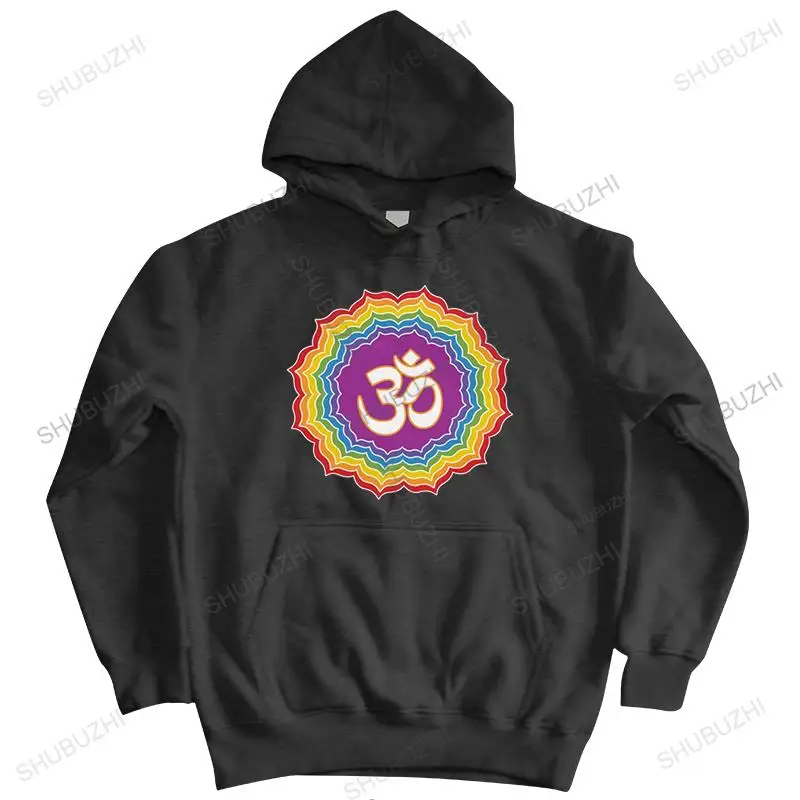 Seven Chakras Colors jacket Men Cotton Buddha Mandala hoody Flower sweatshirt Tops Flower Of Life pullover Clothing Gift