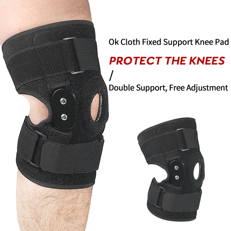 1Pc Adjustable Hinged Knee Brace Knee Support Wrap for Meniscus Tear Patellar Tendon Support Pain Relief Strains Sprains Etc