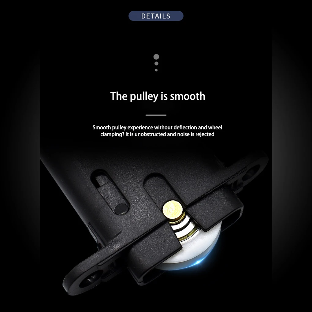 5-компонентный роликовый шкив для раздвижной двери, сменное колесо, съемный аксессуар