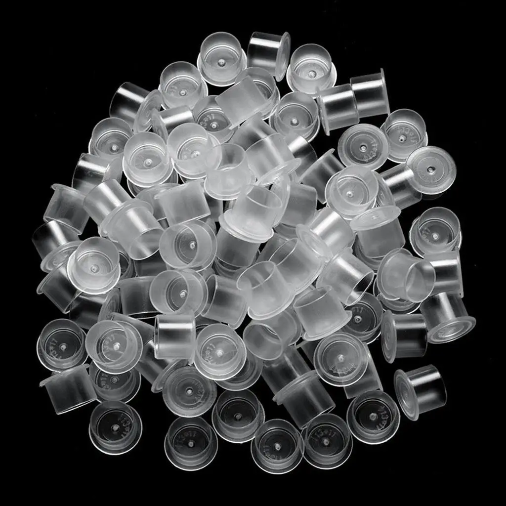 500x Professional Cup Plastic for Needle Ink Supplies