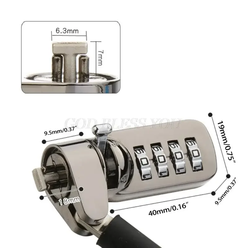 Cerraduras antirrobo, equipo Digital, cerradura potente, dispositivos electrónicos, casillero de seguridad para ordenador, protección segura para ordenador portátil