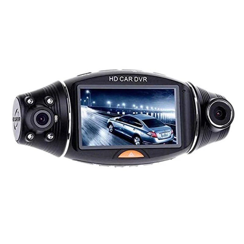 Car Dvr 2.7 Inch Dual Lens Hd GPS Ir 140 Degree Night Vision Rear View Auto Car Camera G-Sensor Car Camera Recorder