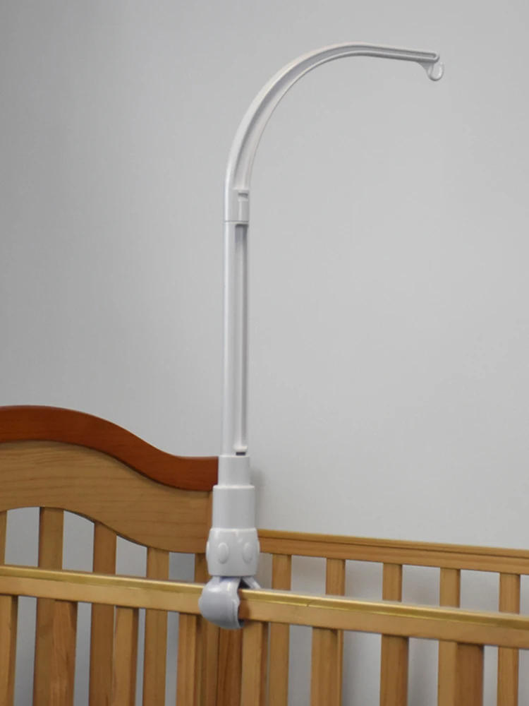 Crib Rattle Clip Bracket Bed Stroller Bell Holder Clip Bracket Infant Bed Stroller Bell Hanging Rack