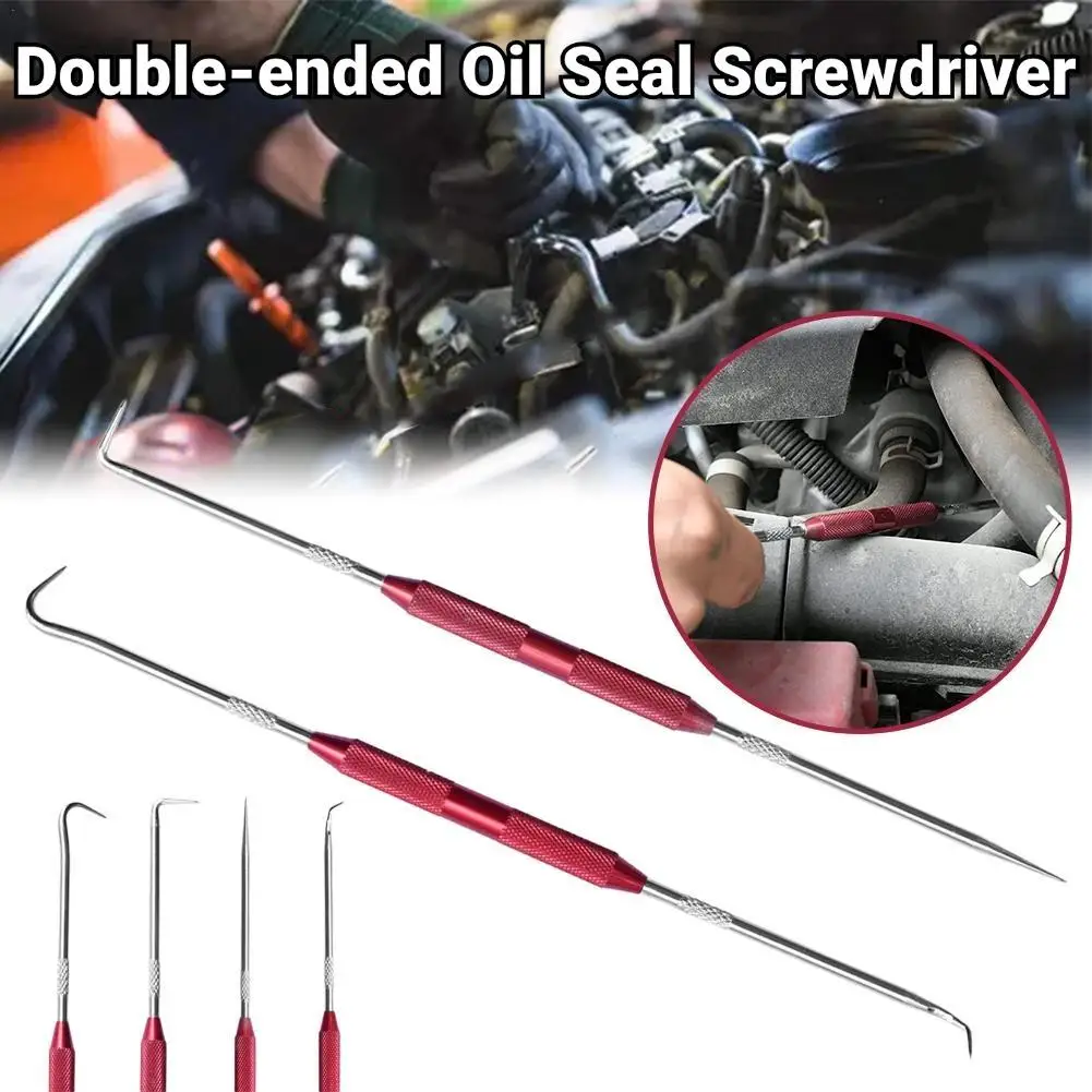 2 Sets \ Lot Hook And Pick Set Puller Remover Pick Tool Set For Car Auto Oil Seal/O Seal Gasket 2-ended Oil Seal Screwdrive