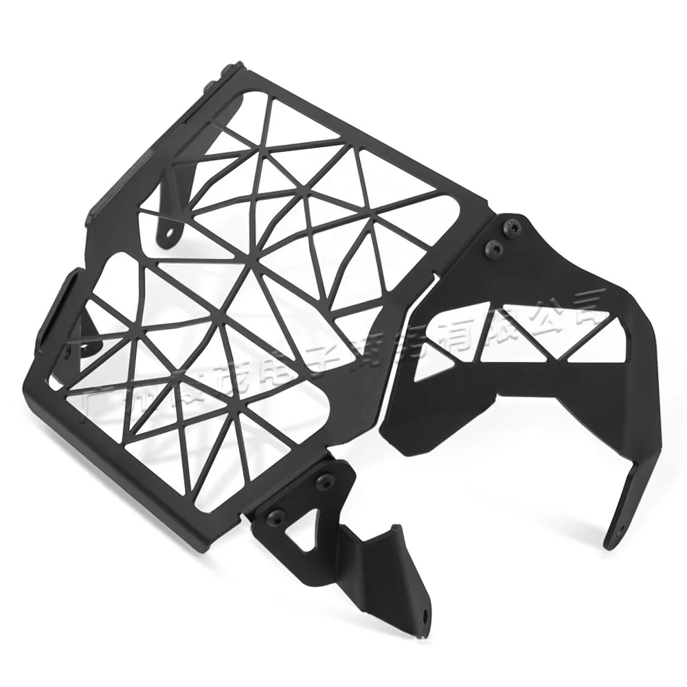 Retro Headlight Cover Protective Mesh Guard Compatible with CFMOTO 450MT Modification Parts Large Lampshade Accessory for