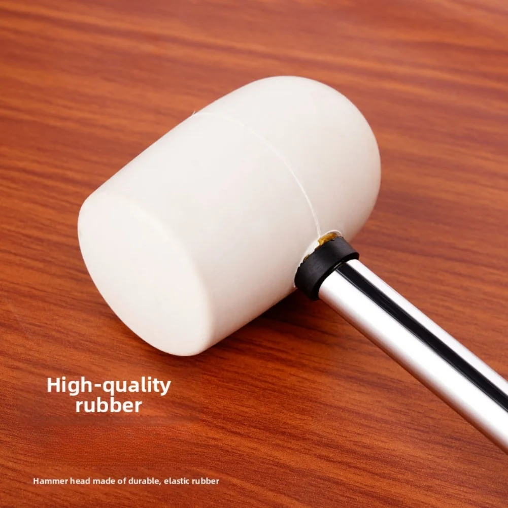 

Молоток резиновый для DIY-проектов, молоток для плитки с мягким резиновым бойком, трубчатая стальная ручка