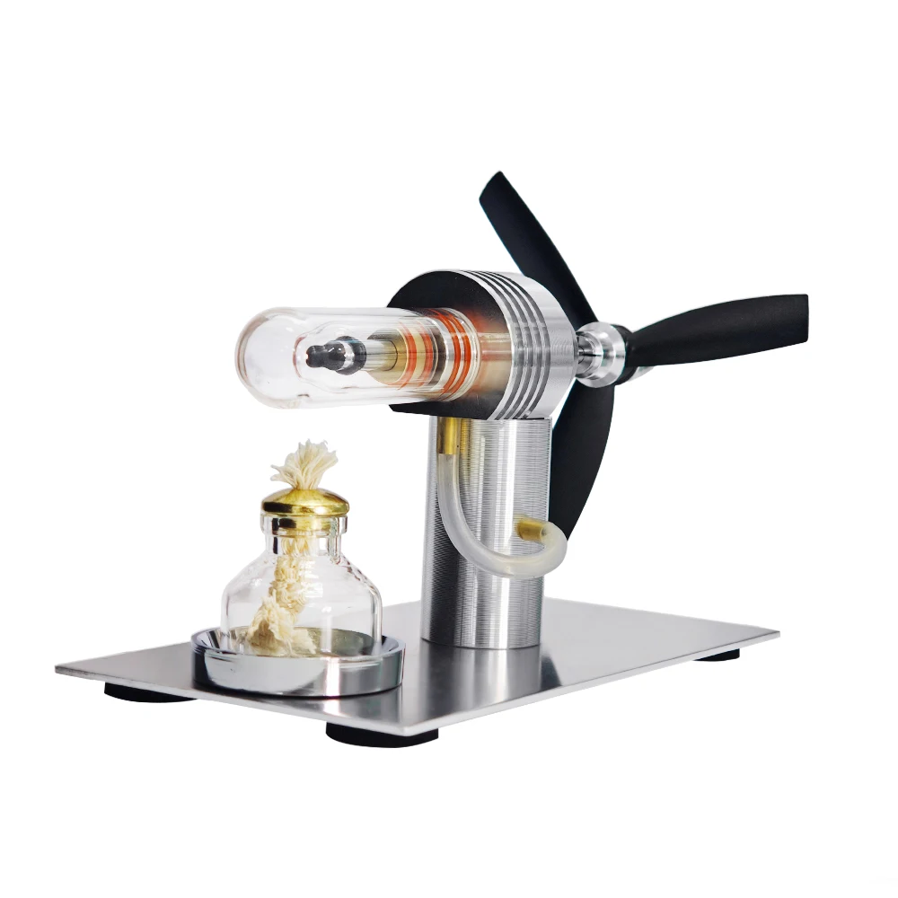 Stirling Engine Generator Model Steam Physics Popular Science Scientific Research Power Generation Toys Education DIY Gold