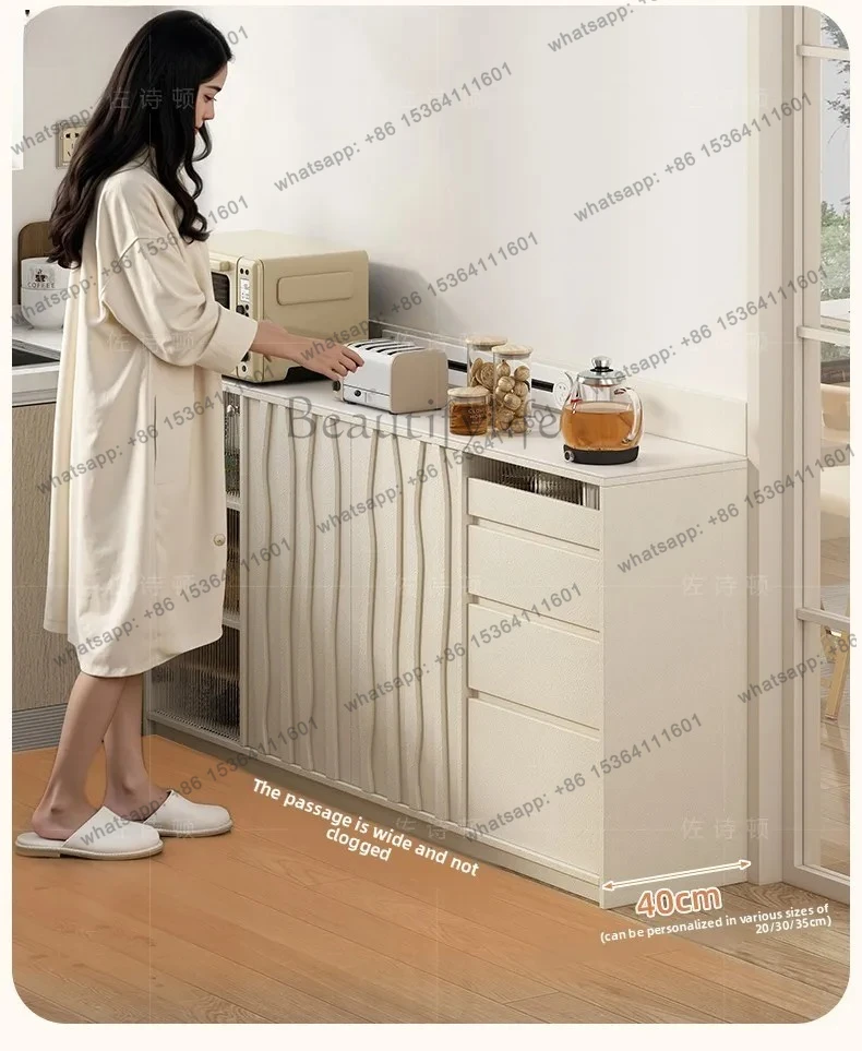 tea cabinet living room dining side wall small narrow cabinet dining room storage cabinet