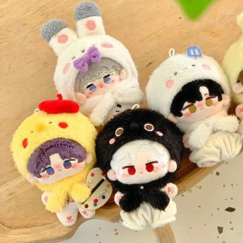 Only Clothes For 10cm Love And Deepspace Zayne Sylus Caleb Plush Doll Hood Hat Rafayel Xavier Fans Cotton Plush Doll Accessory