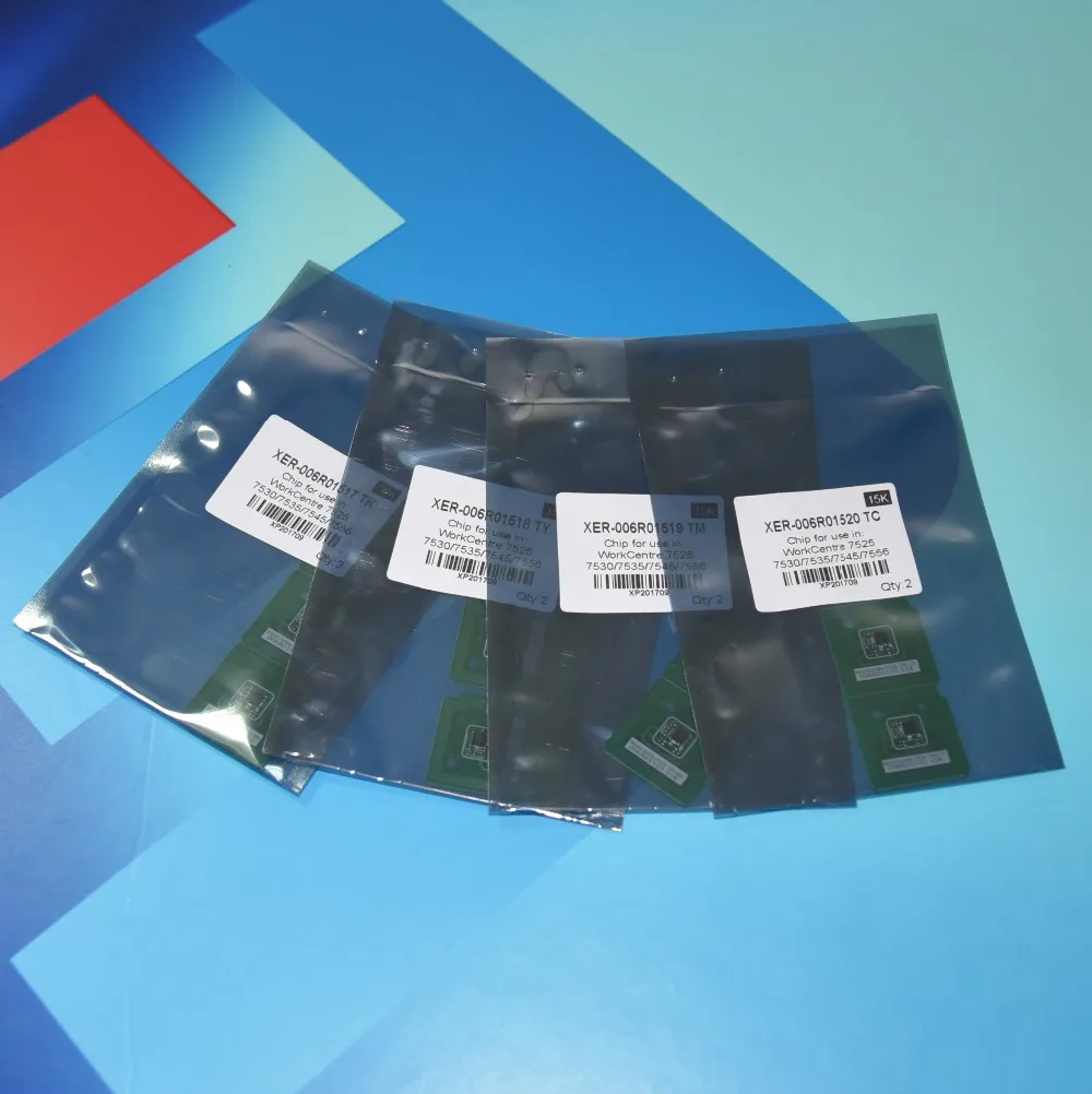 20pcs Original stable chip 106R01573 106R01570 106R01571 106R01572 For Xerox Phaser 7800 toner chip