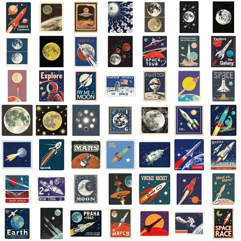 50PCS Cartoon personalisierte Raum Reise Planer kreative Graffiti dekorative Aufkleber