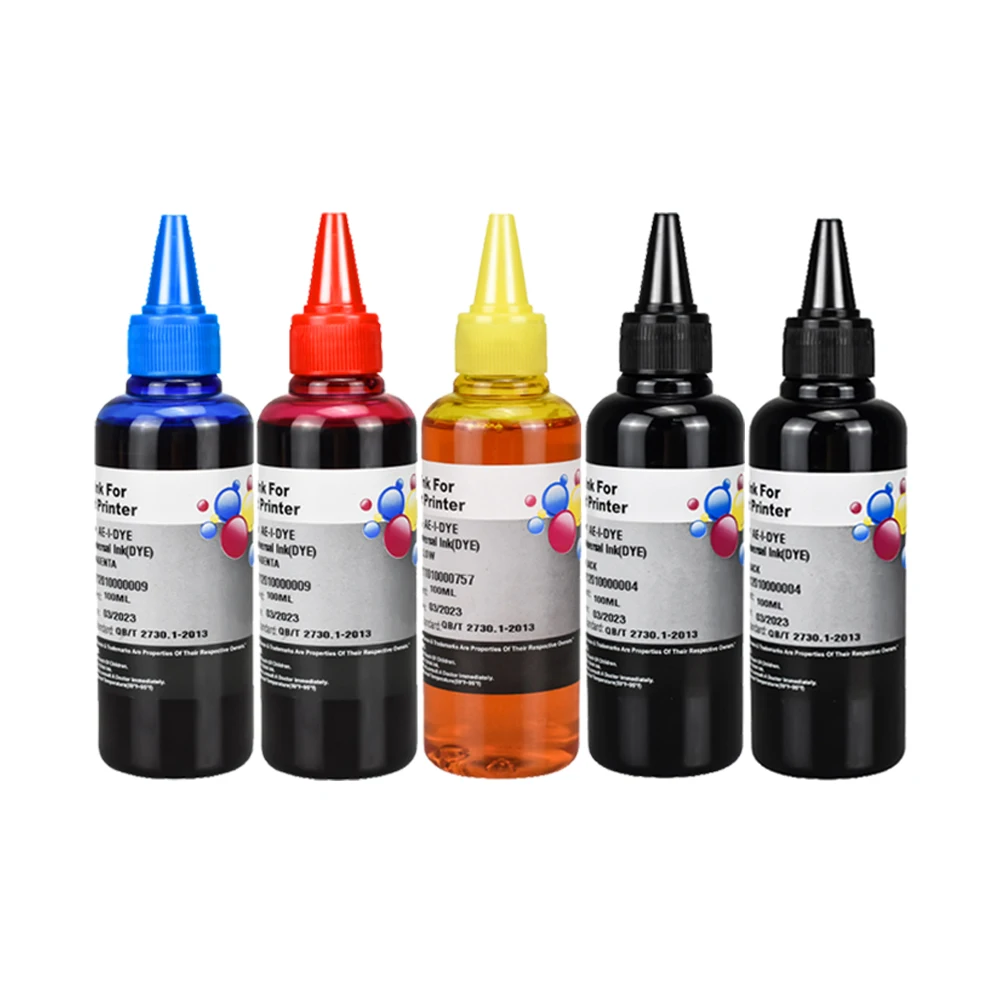 4 Color Dye Ink For HP,4 Color+100ML,for HP Premium Dye Ink,General for HP printer ink all models 302XL  62XL 63XL 301XL 304XL